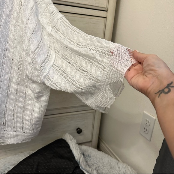 Apricot Lane Distressed Cardigan - Picture 3 of 7